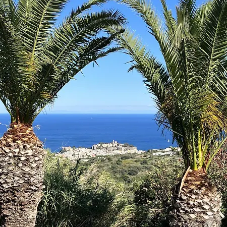 Quattrocchi - Giardino E Terrazzi Con Vista Panoramica Sul Mare, Etna E Vulcano Lipari (Isola Lipari)